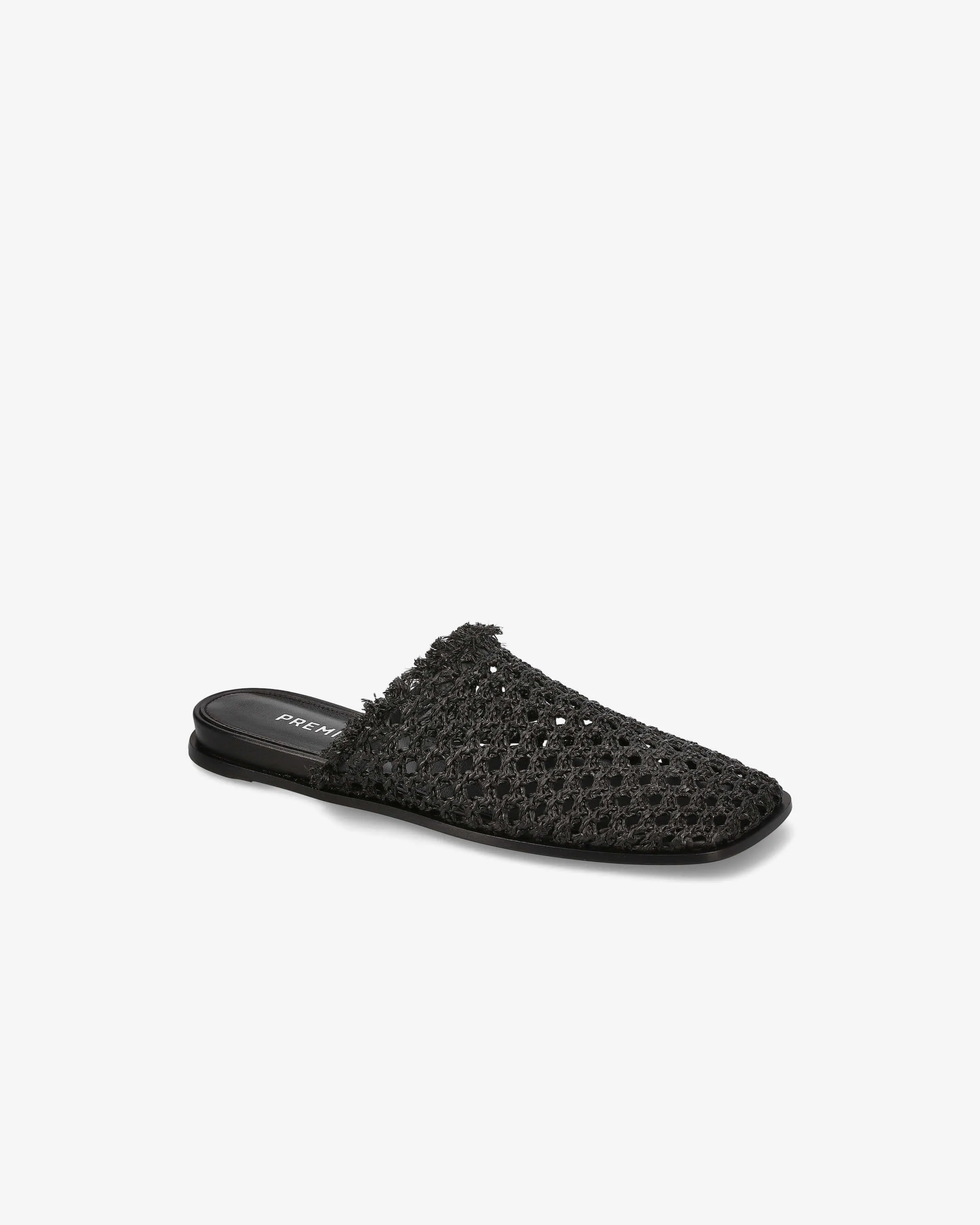 Sabot M6941A Woven Raffia Frayed Details
