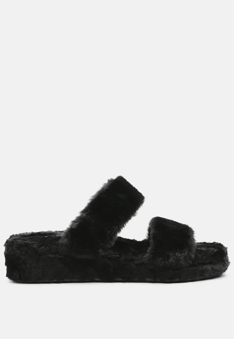 Smoothie Fur Slip-On Flats By Ruw