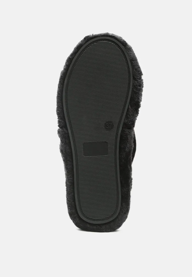 Smoothie Fur Slip-On Flats By Ruw