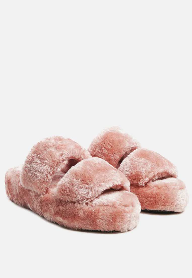 Smoothie Fur Slip-On Flats By Ruw