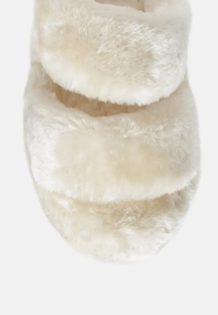 Smoothie Fur Slip-On Flats By Ruw