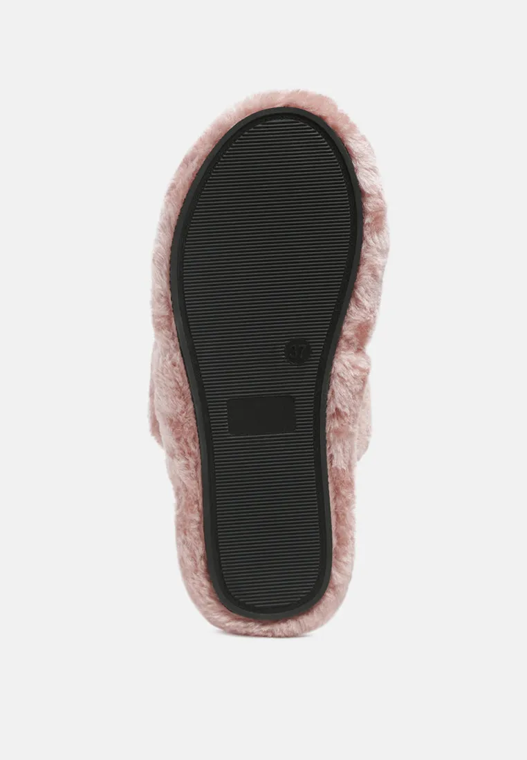 Smoothie Fur Slip-On Flats By Ruw