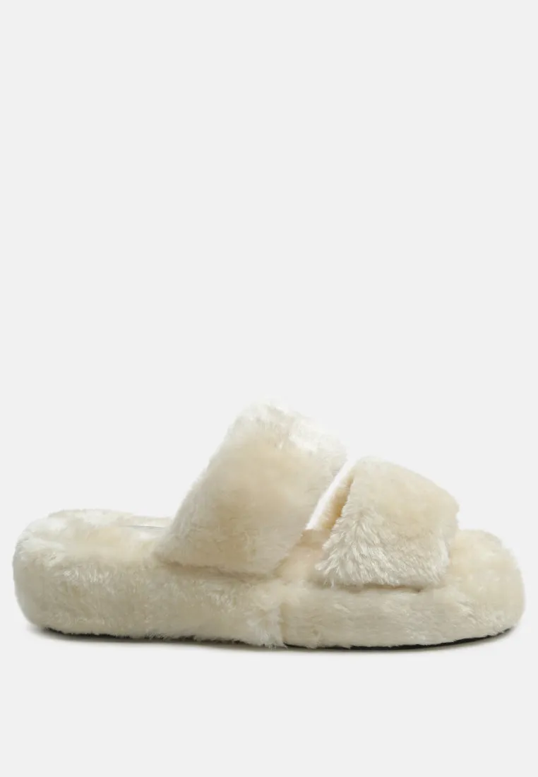 Smoothie Fur Slip-On Flats By Ruw