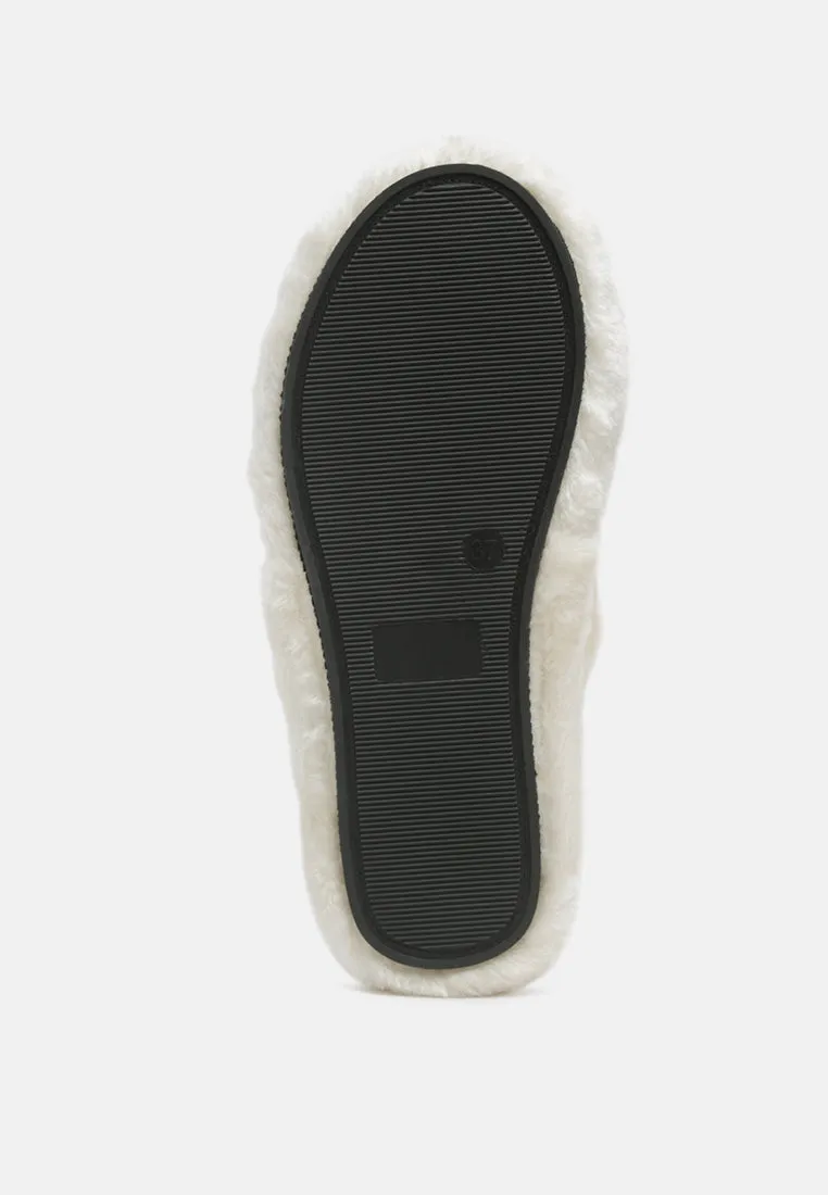 Smoothie Fur Slip-On Flats By Ruw