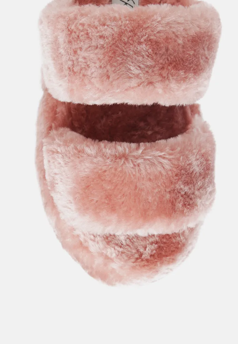 Smoothie Fur Slip-On Flats By Ruw