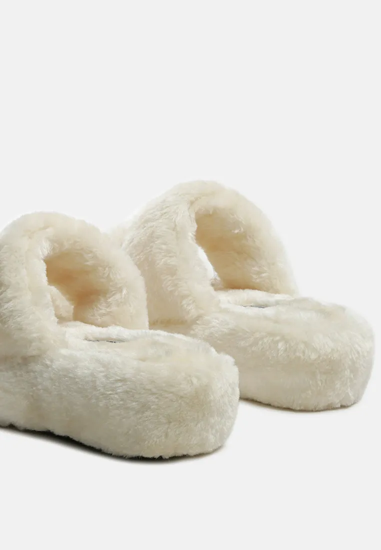 Smoothie Fur Slip-On Flats By Ruw