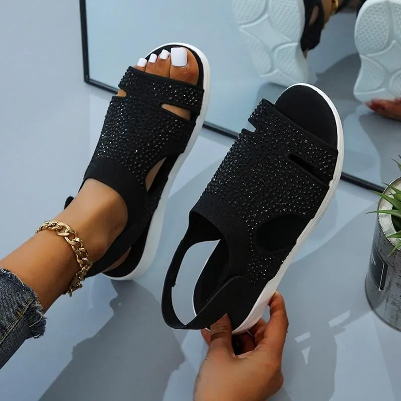 Soft Mesh Open Toe Sandals