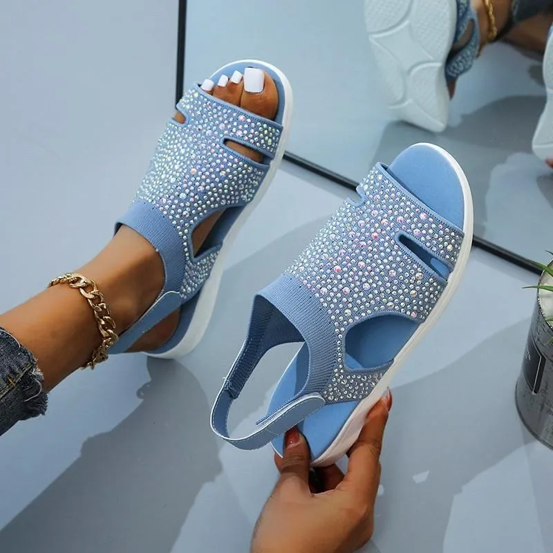 Soft Mesh Open Toe Sandals