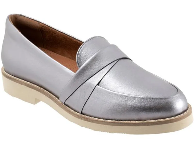 Softwalk Walsh - Womens Loafers Pewter (033)