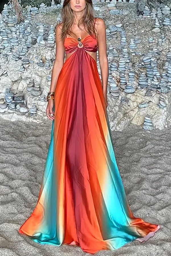 Solara Sunset Maxi Dress