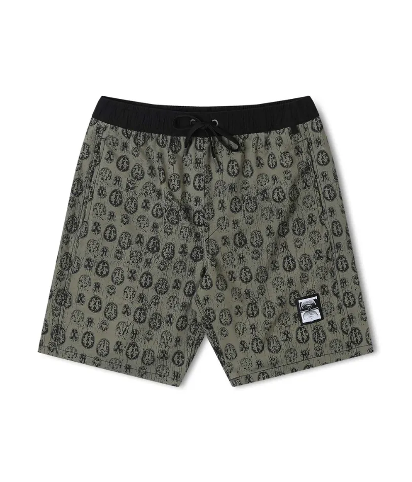 SWANS RUMINATION 18' SWIM TRUNK - BLACK SAGE