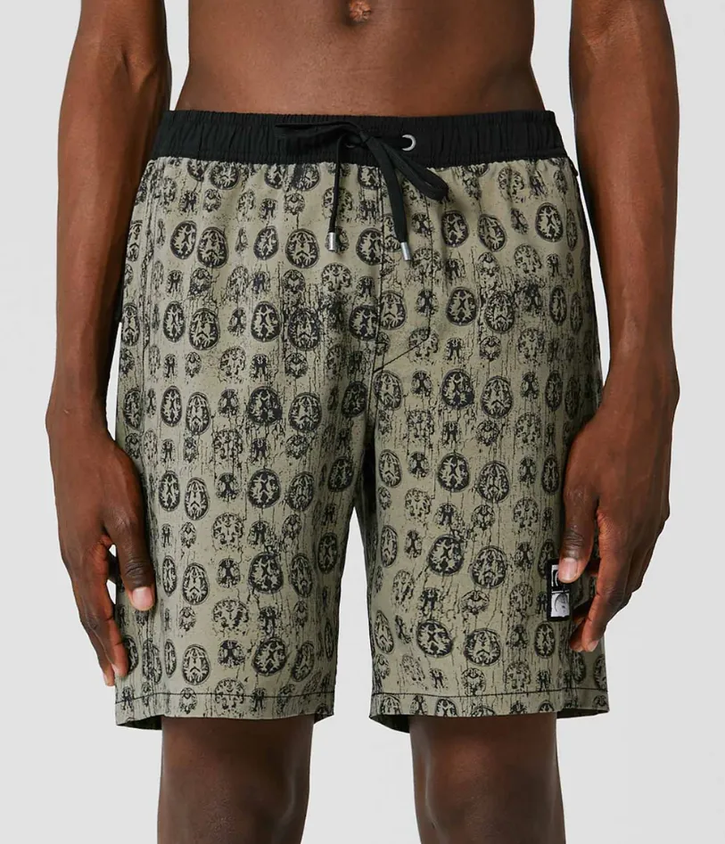 SWANS RUMINATION 18' SWIM TRUNK - BLACK SAGE
