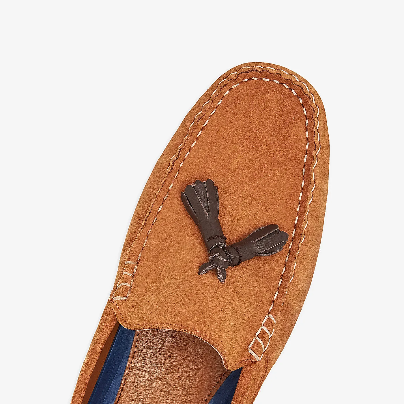Tassled Leather Loafers for Men