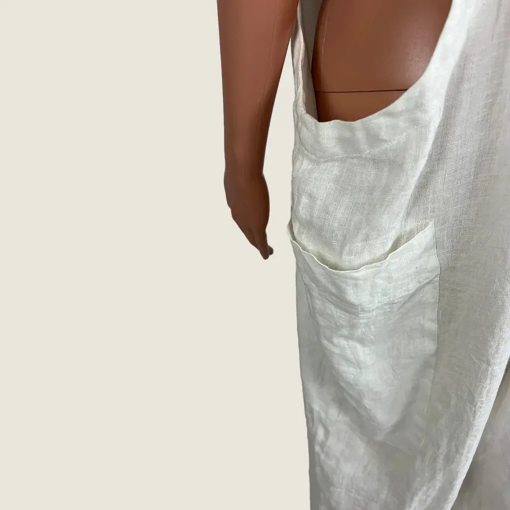 The Shanty Corp. Sleeveless Overalls Large