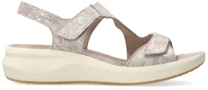 'Tiara' women's strap sandal - beige