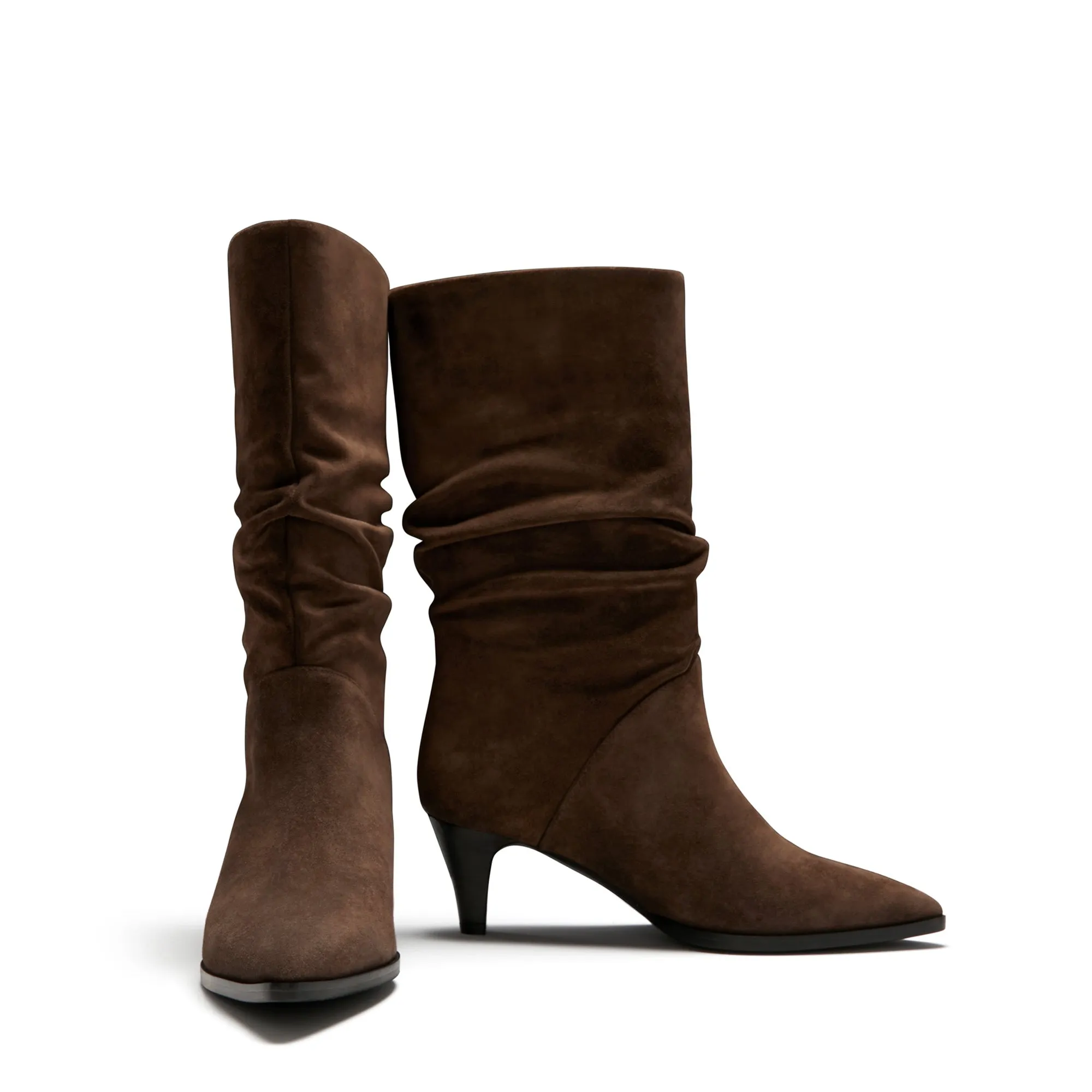 Vendôme Margot brown suede boots