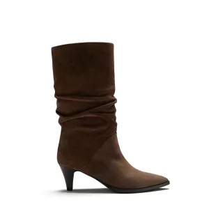 Vendôme Margot brown suede boots