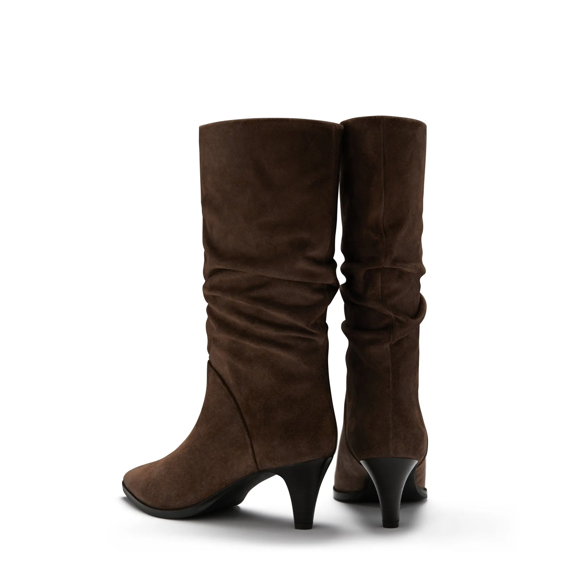 Vendôme Margot brown suede boots