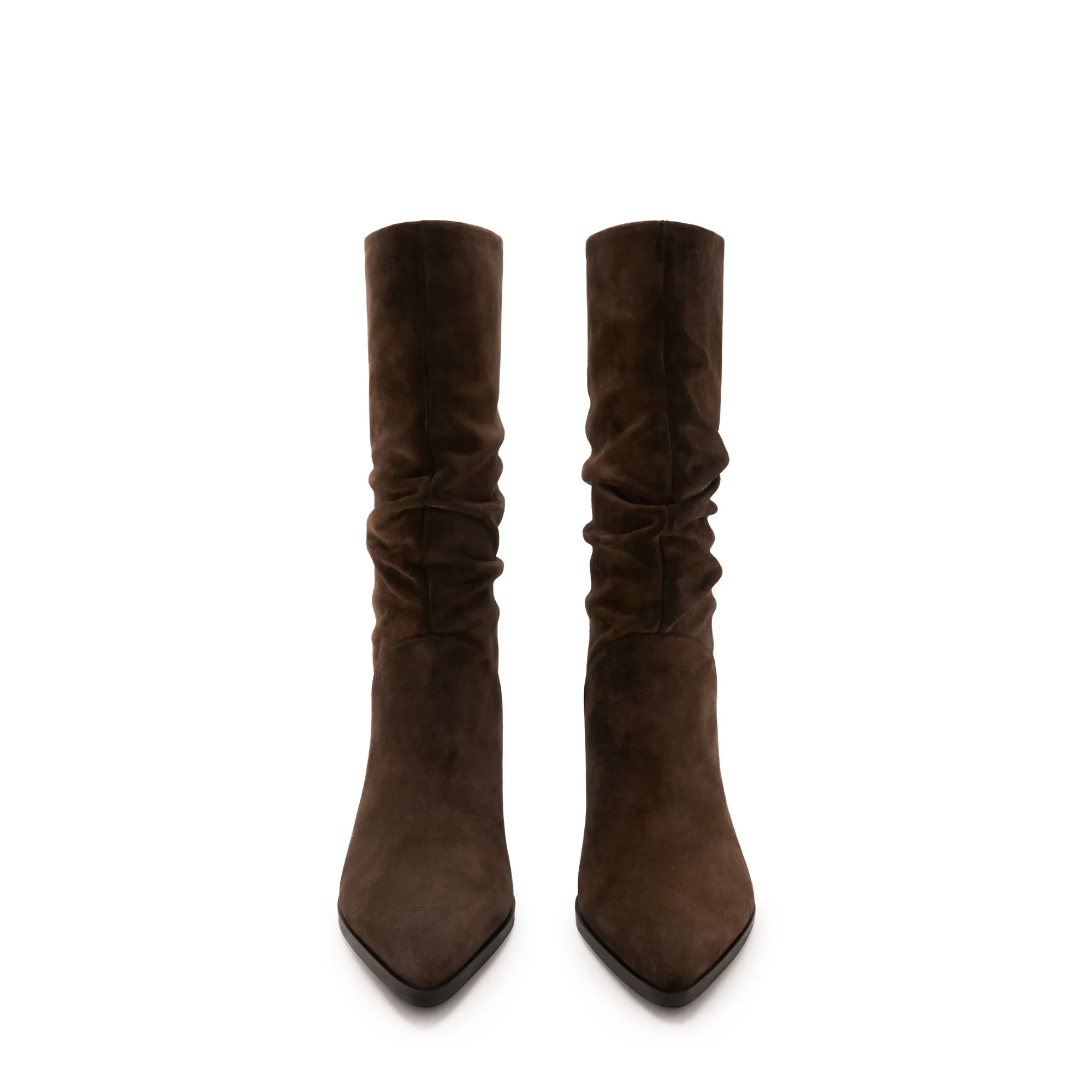 Vendôme Margot brown suede boots