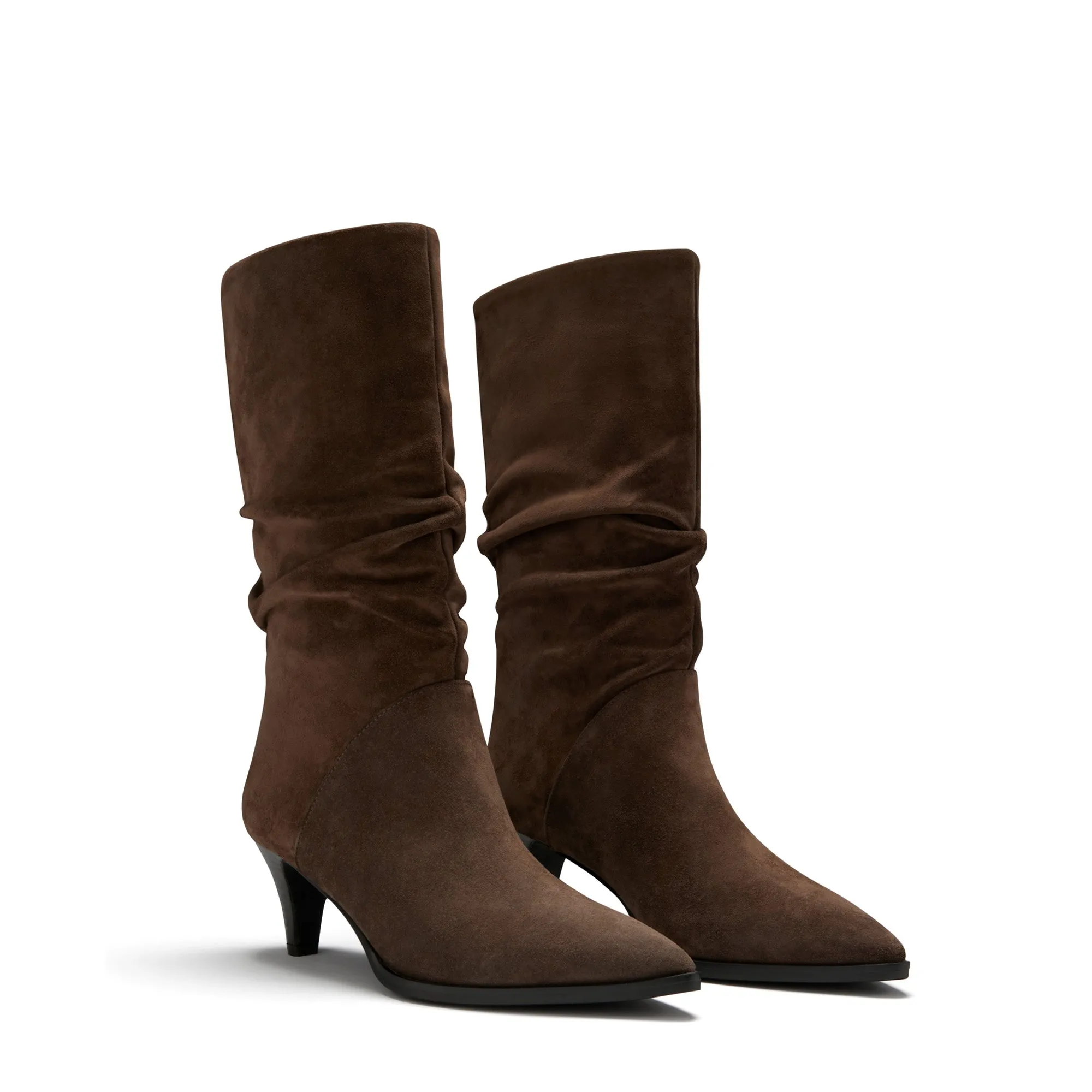 Vendôme Margot brown suede boots