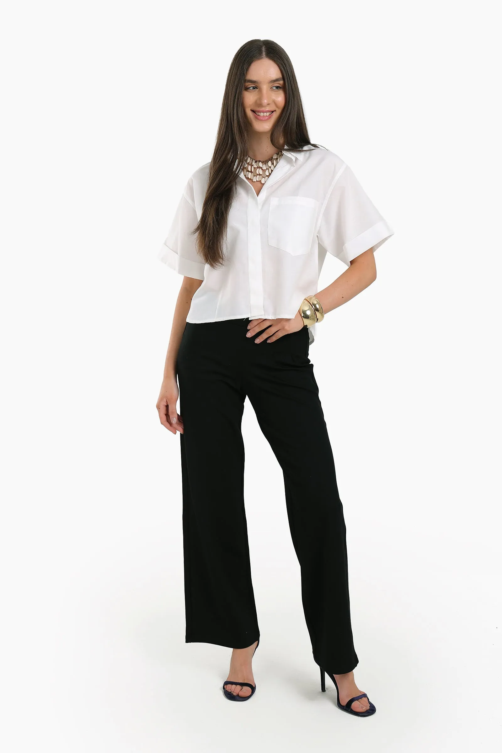 White Short Sleeves Shirt