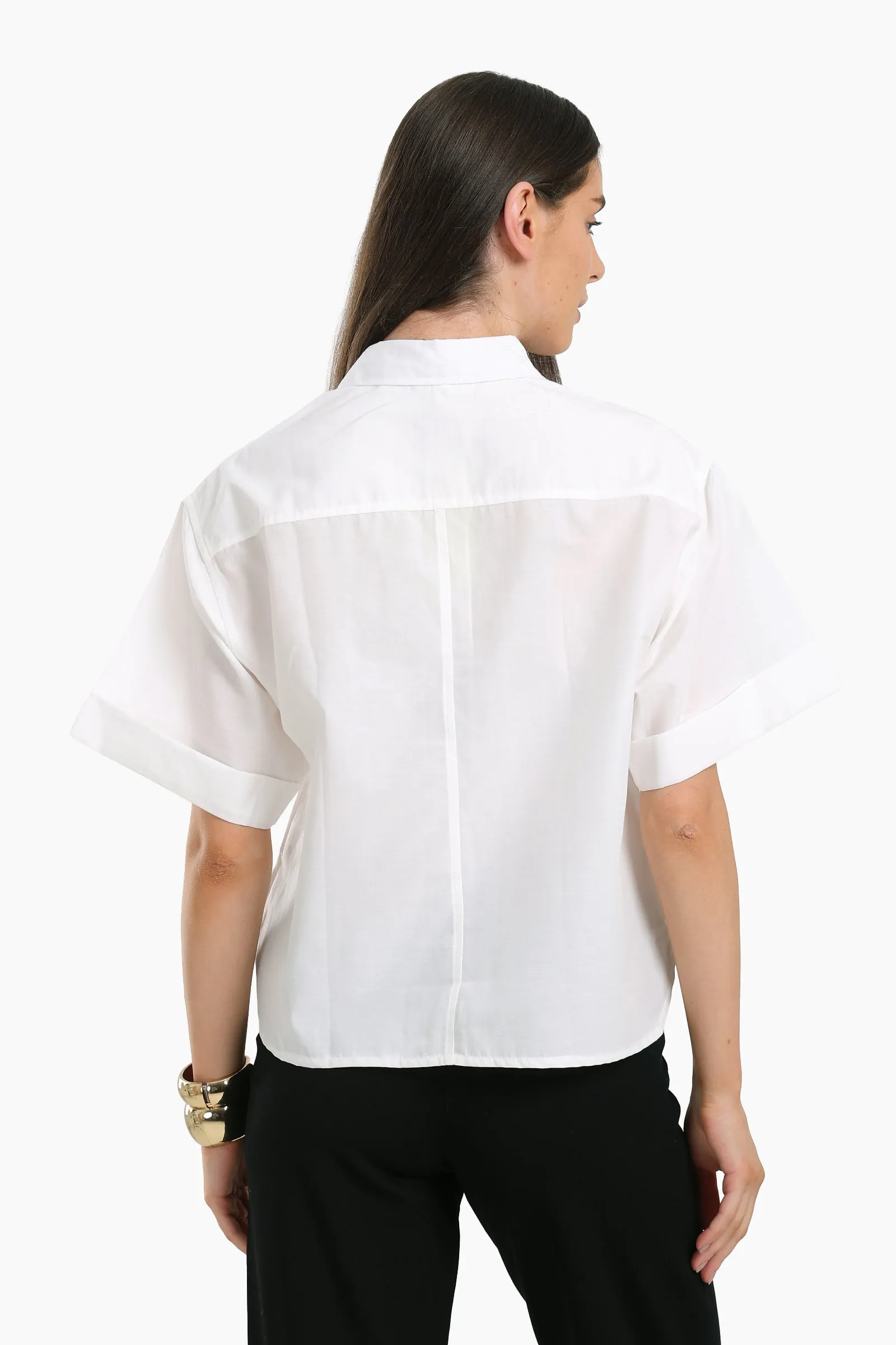 White Short Sleeves Shirt