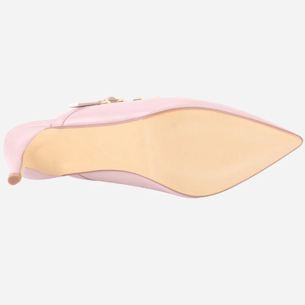 Women's "LIZA" Studs Accented Sandals