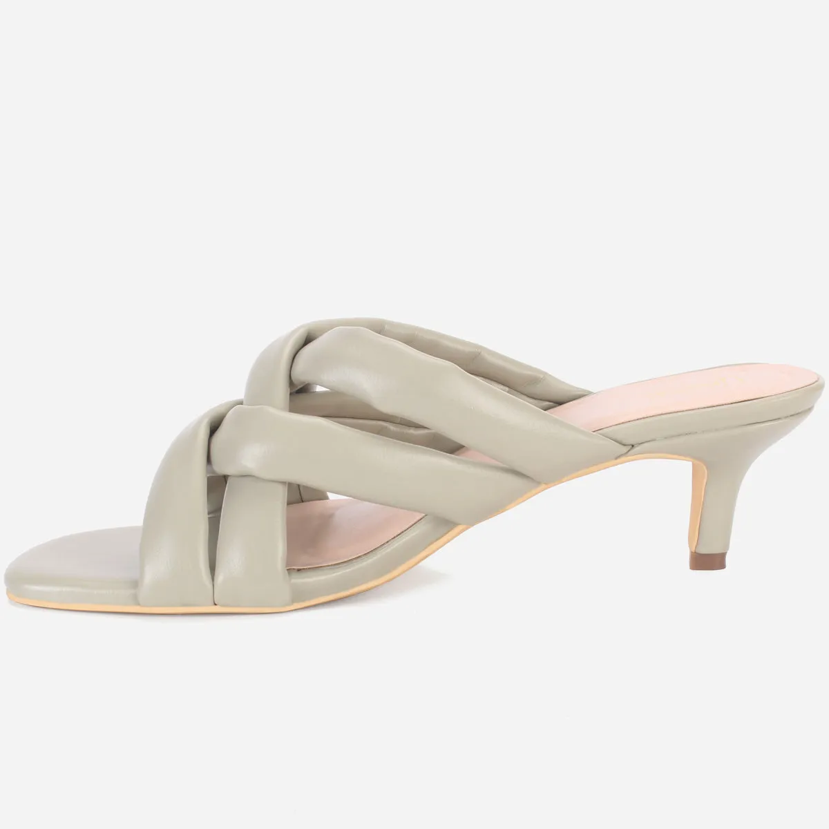 Womens "SHARALYINE" Crossover Slide In Summer Sandals