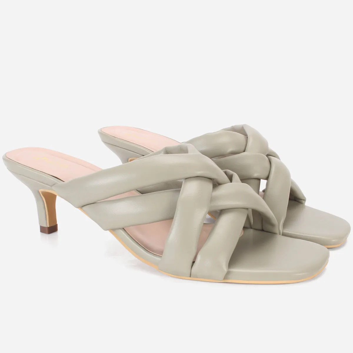 Womens "SHARALYINE" Crossover Slide In Summer Sandals