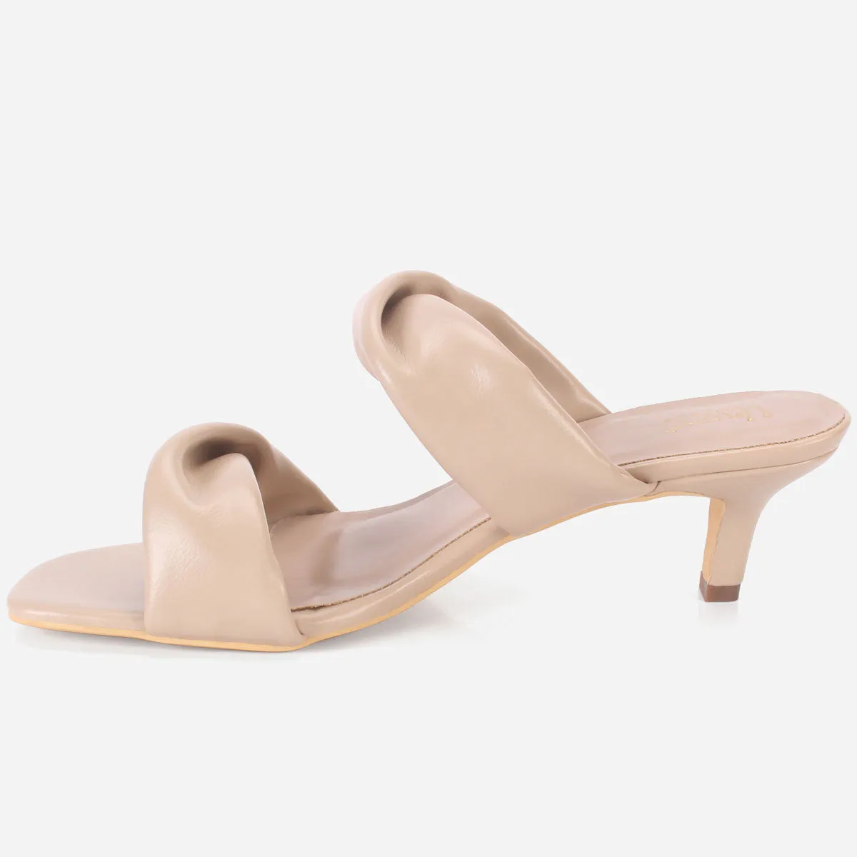 Womens "SHARITA" Dual Strap Slide In Sandals
