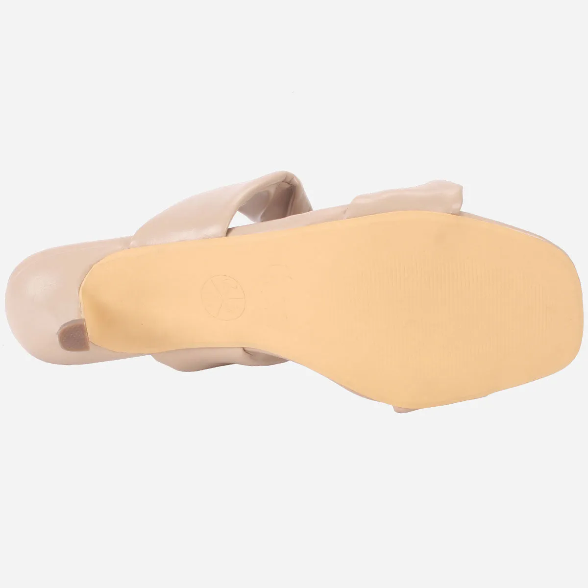Womens "SHARITA" Dual Strap Slide In Sandals