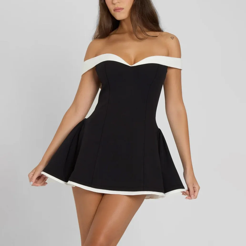Women's Sexy Mini Dress Off The Shoulder