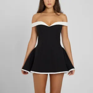 Women's Sexy Mini Dress Off The Shoulder